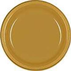 Amscan Plates Sparkle Gold 20-pack