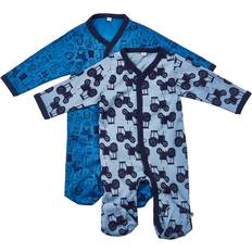 Pippi Kinderbekleidung Pippi Pyjamas 2-pack - Blue (3821 B-725)