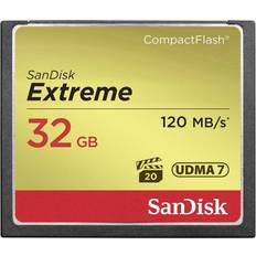32 GB Minnekort & minnepenner SanDisk Extreme Compact Flash 120MB/s 32GB