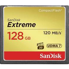 Compact Flash Minnekort SanDisk Extreme Compact Flash 120MB/s 128GB