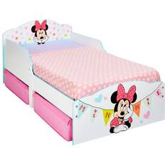 Multifargete Barnesenger Hello Home Minnie Mouse Toddler Bed with Underbed Storage 77x142cm