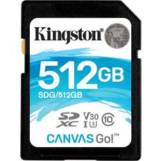 Kingston Canvas Go! SDXC Class 10 UHS-I U3 V30 90/45MB/s 512GB