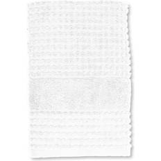 Juna Check Badezimmerhandtuch Weiß (100x50cm)