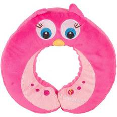Eagle Creek Owl Travel Neck Pillow Pink, Blue, Black, Yellow