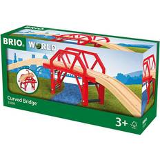 Plastikspielzeug Ergänzungen für Eisenbahnen BRIO Curved Bridge 33699