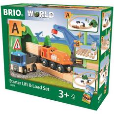 Holzspielzeug Zugsets BRIO Starter Lift & Load Set 33878