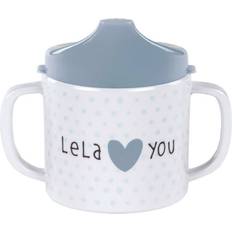 Lässig 2 Handle Sippy Cup Melamine Lela Light Blue