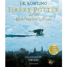 Harry potter illustrated Harry Potter and the Philosopher's Stone: Illustrated Edition (Heftet, 2018)