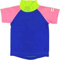 Jenter UV-gensere ImseVimse Swim & Sun T-shirt - Pink/Blue/Green