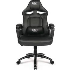 Polstrede armlener Gaming stoler L33T Extreme Gaming Chair - Black