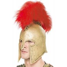 Smiffys Roman Armour Helmet Gold & Red