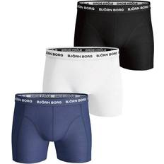 Björn Borg Solid Essential Shorts 3-pack - Blue Depths