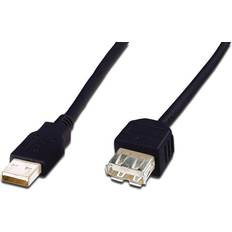 Digitus USB A-USB A 2.0 M-F 1.8m