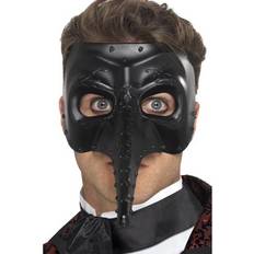 Halb abdeckende Masken Smiffys Venetian Gothic Capitano Mask