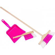 Holzspielzeug Putzspielzeuge Goki Dustpan, Handbroom & Broom 15430