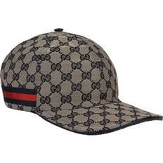 Gucci Clothing Gucci GG Canvas Baseball Hat Beige/Blue
