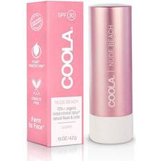 Smaksatte Leppepomade Coola Mineral Liplux SPF30 Nude Beach 4.2g