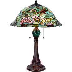 Tiffany-Lampen Tischlampen Clayre & Eef Waterlily Tischlampe 60cm