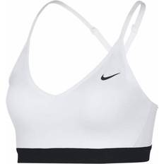 Nike Indy Womens Light Support Logo Sports Bra Rose/White, £22.00