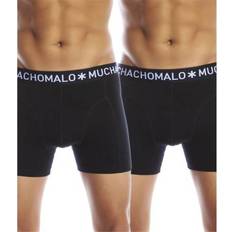 Muchachomalo Underbukser Muchachomalo Solid Boxershorts 2-pack - Black