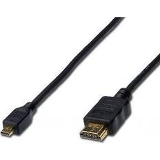 Ethernet kabel Digitus High Speed with Ethernet (4K) HDMI-Micro HDMI 1m