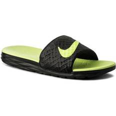 Nike Benassi Solarsoft - Neongreen/Black