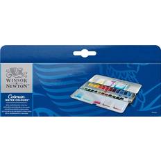 Akvarellmaling Winsor & Newton Cotman Watercolours Metal Sketchers Box 24 Half Pans