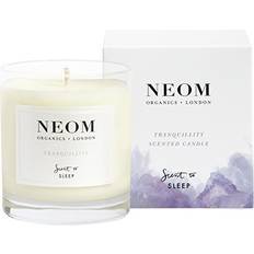Weiß Duftkerzen Neom Organics Tranquillity Scented Candle English Lavender Sweet Basil & Jasmine Duftkerzen 185g