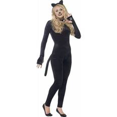 Smiffys Cat Costume Velour Jumpsuit