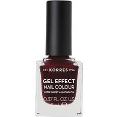 Korres Sweet Almond Gel Effect Nail Colour #57 Burgundy Red 11ml