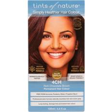 Sheasmør Permanente hårfarger Tints of Nature Permanent Hair Colour 4CH Rich Chocolate Brown 130ml