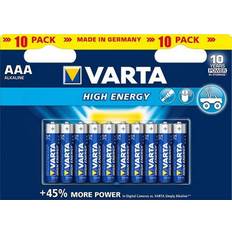 AAA (LR03) - Akkus - Einwegbatterien Batterien & Akkus Varta High Energy AAA 10-pack