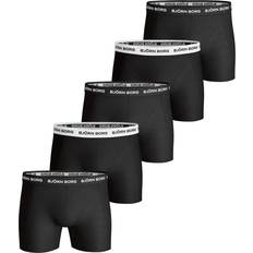 Underbukser Björn Borg Solid Essential Shorts 5-pack - Black