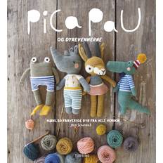 Pica Pau og dyrevennerne: Hækl 20 farverige dyr fra hele verden (Heftet, 2018)