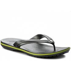 Flip-Flops på salg Crocs Crocband - Graphite/VoltGreen