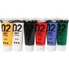 Maling A Color Acrylic Paint Mat Readymix 02 6x20ml