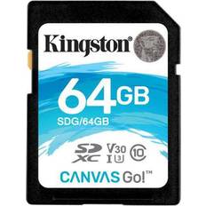 Kingston Canvas Go! SDXC Class 10 UHS-I U3 V30 90/45MB/s 64GB