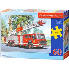 Castorland Puslespill Castorland Fire Engine 60 Pieces