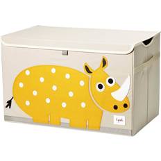 Beige Kister 3 Sprouts Rhino Toy Chest