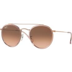 Kobber Solbriller Ray-Ban Round Double Bridge RB3647N 9069A5