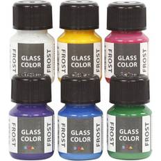 Røde Glassmaling Glass Color Frost 6x35ml