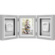 Blå Hånd- & fotavtrykk Pearhead Babyprints Deluxe Desk Frame