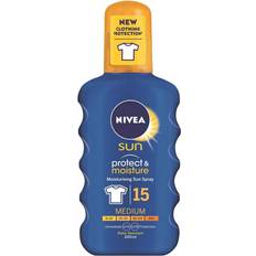Nivea Solbeskyttelse & Selvbruning Nivea Sun Protect & Moisture Spray SPF15 200ml