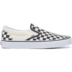 Damen - Slip-on Sneakers Vans Checkerboard Slip-On - Black/Off White