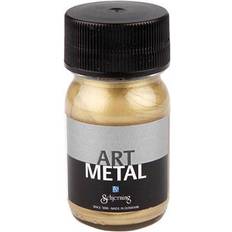 Gull Akrylmaling Schjerning Art Metal Light Gold 30ml