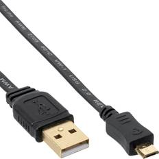 Flat USB A-USB Micro-B 2.0 3m