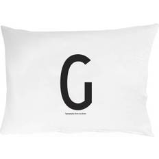 Svarte Putetrekk Design Letters Personal Pillow Case G 50x60cm