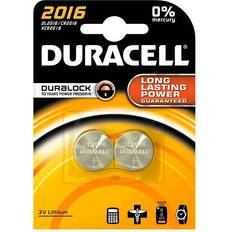 Duracell Akkus - Knopfzellenbatterien Batterien & Akkus Duracell CR2016 2-pack