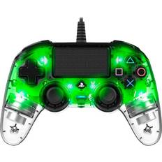 Nacon PlayStation 4 Spillkontroller Nacon Wired Illuminated Compact Controller - Green
