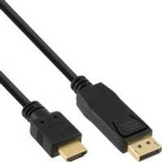 HDMI-Kabel InLine DisplayPort - HDMI 3m